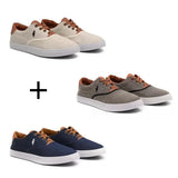 Cinza/Creme/Marinho